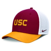 USC Trojand Nike Gold Block Rise Structured Snapback Trucker Hat